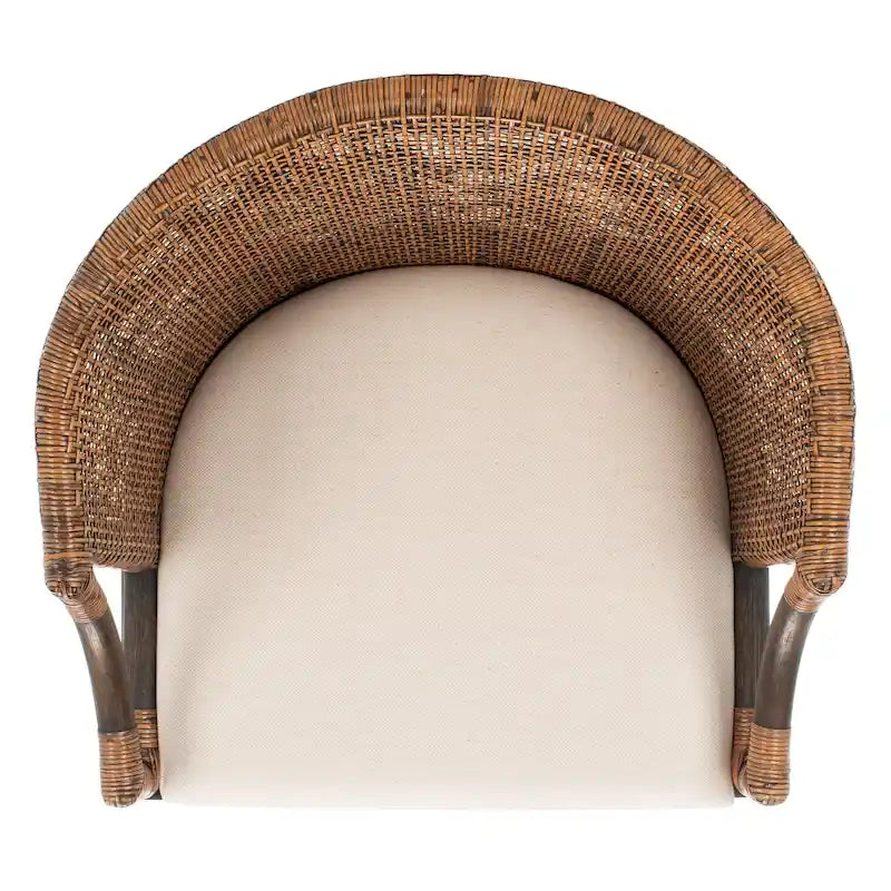 Sgabello da bar in rattan 30 pollici - 22,3" L x 20,5" P x 39" H