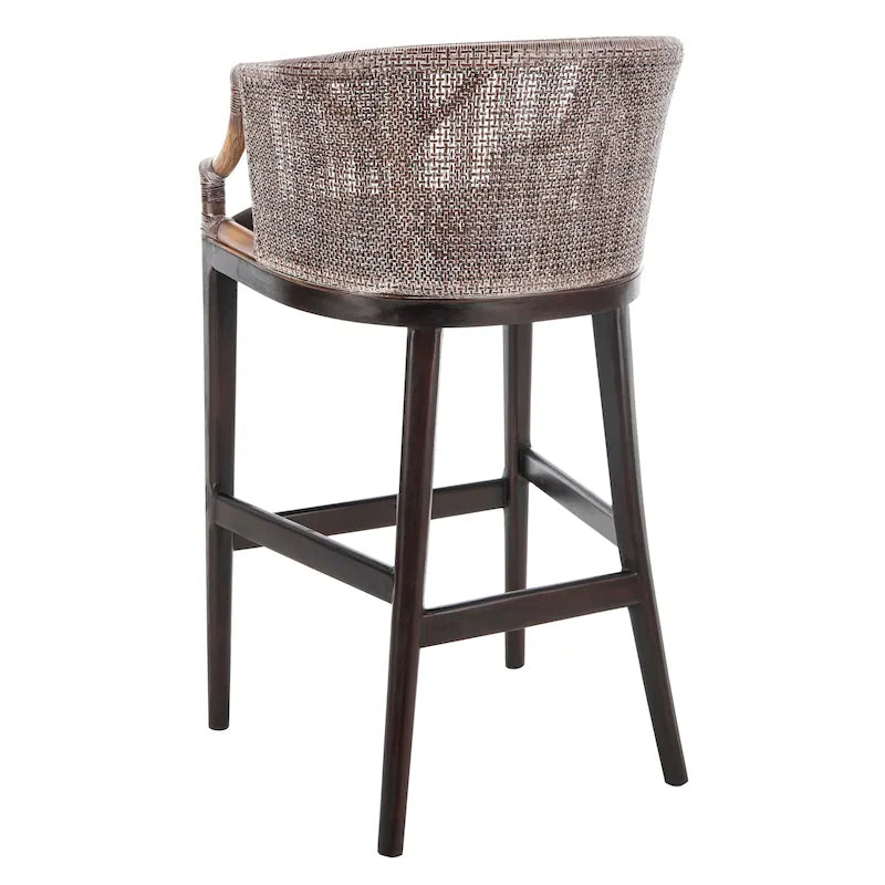 Sgabello da bar in rattan 30 pollici - 22,3" L x 20,5" P x 39" H