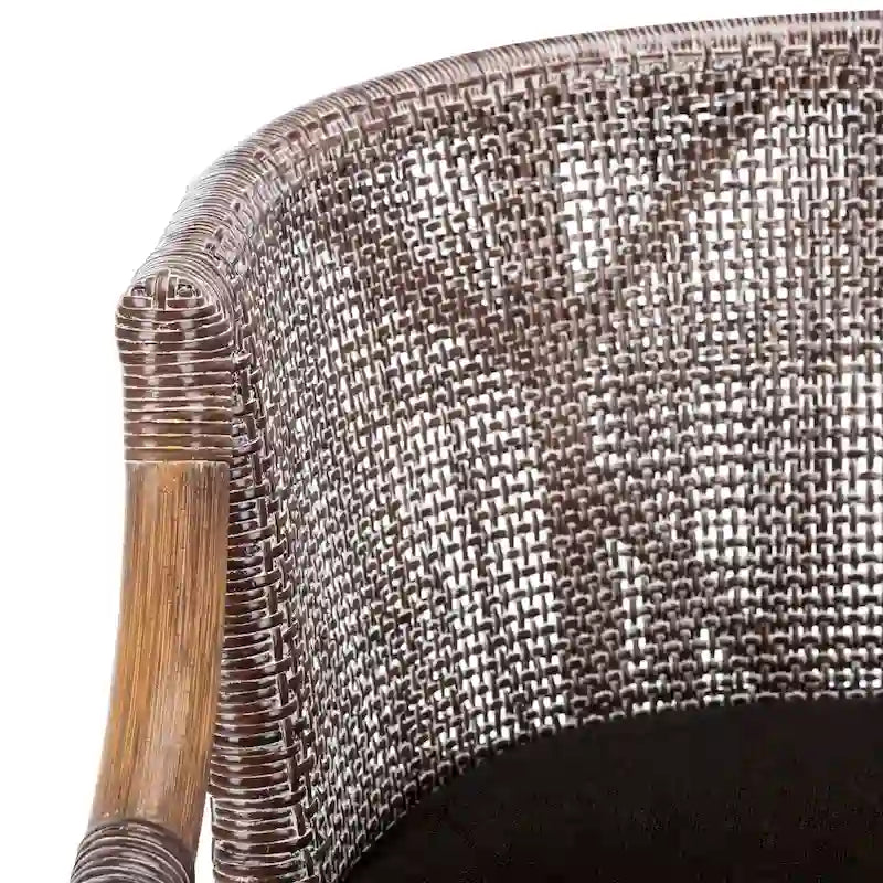 Sgabello da bar in rattan 30 pollici - 22,3" L x 20,5" P x 39" H