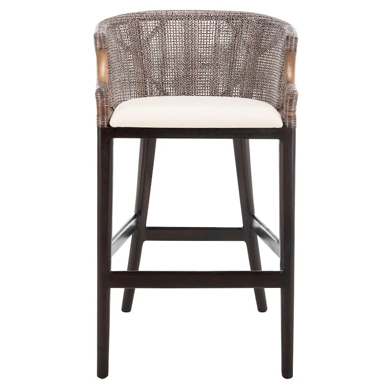 Sgabello da bar in rattan 30 pollici - 22,3" L x 20,5" P x 39" H