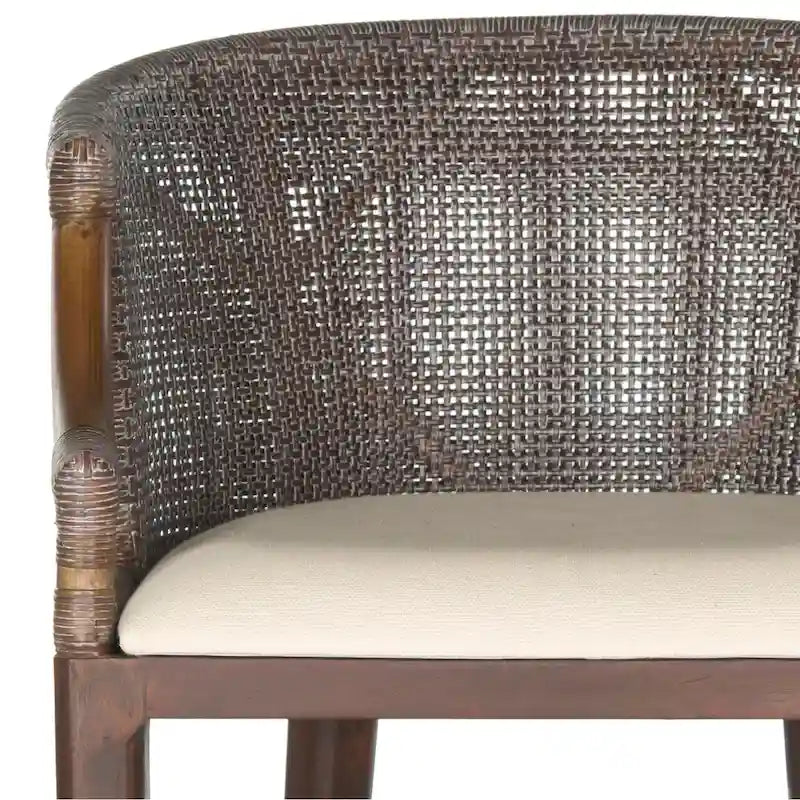 Sgabello da bar in rattan 30 pollici - 22,3" L x 20,5" P x 39" H