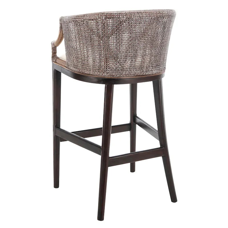 Sgabello da bar in rattan 30 pollici - 22,3" L x 20,5" P x 39" H