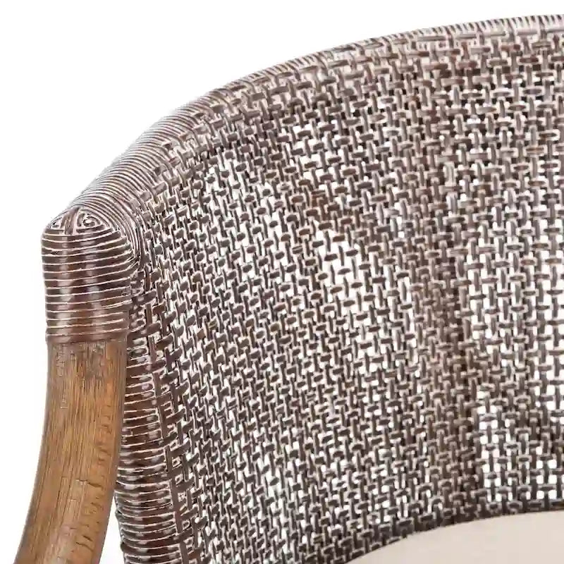Sgabello da bar in rattan 30 pollici - 22,3" L x 20,5" P x 39" H