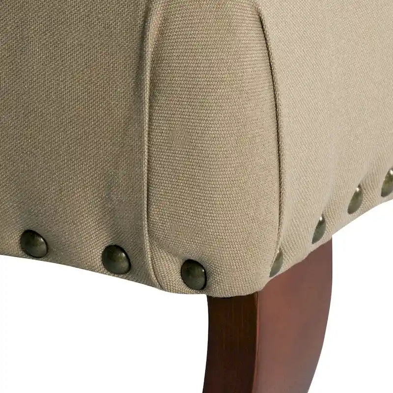 Panca capitonné con borchie decorative