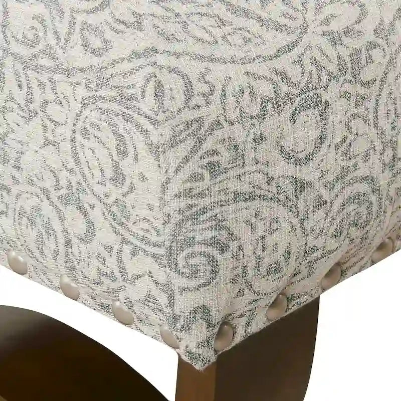 Panca capitonné con borchie decorative