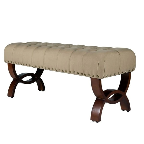 Panca capitonné con borchie decorative
