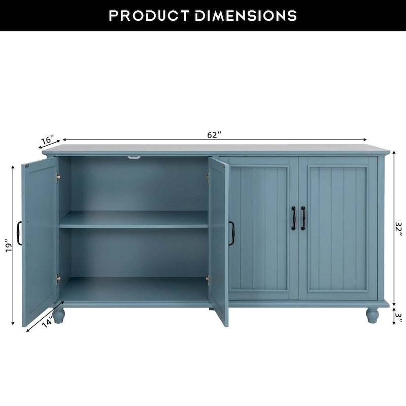 Mobiletto da Cucina, Credenza, Bar Caffè, Armadietto Contenitore Accentato