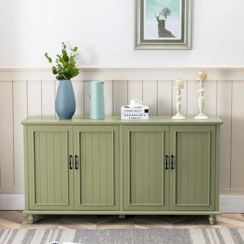 Mobiletto da Cucina, Credenza, Bar Caffè, Armadietto Contenitore Accentato