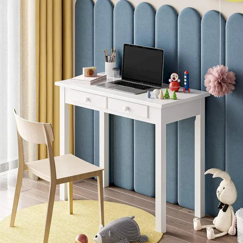 Scrivania con porta USB e 7 cassetti