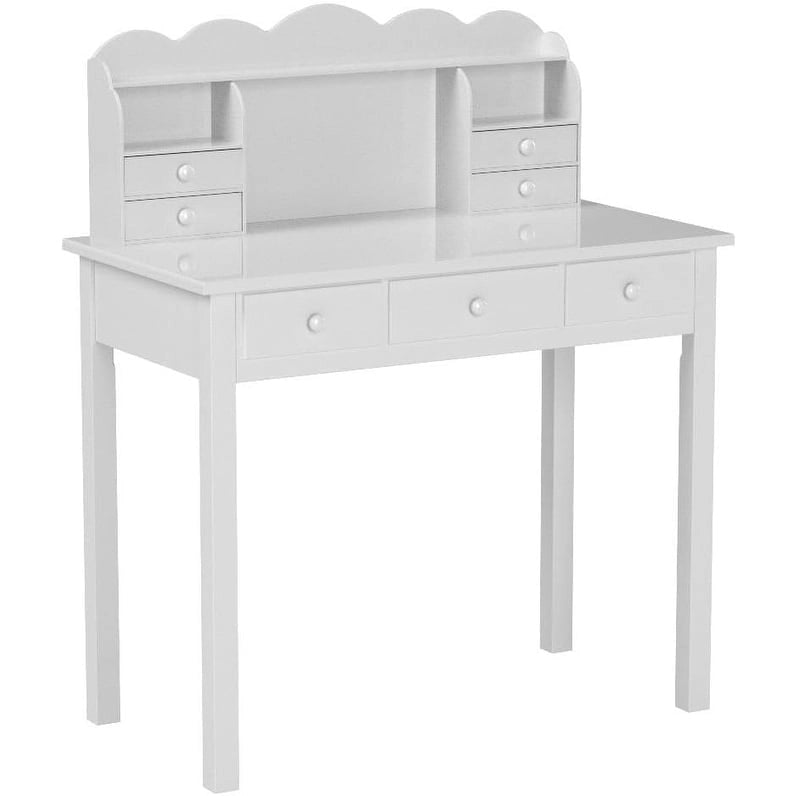 Scrivania con porta USB e 7 cassetti