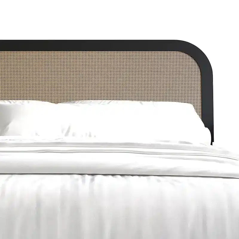 Letto a piattaforma moderno di metà secolo