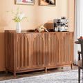 Credenza da buffet stile rustico da 57" con ante e ripiano regolabile