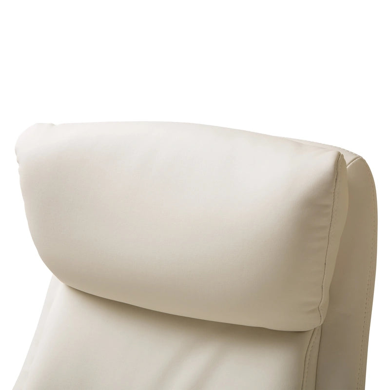 Sedia da ufficio girevole regolabile in similpelle stile Mid-Century, 48 pollici