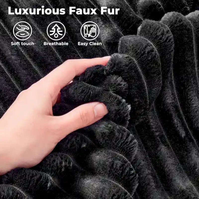 Divano lungo doppio chaise in peluche