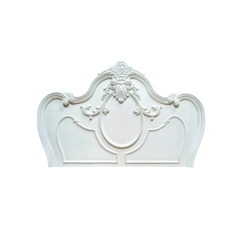 Letto in legno massello tradizionale con pannello